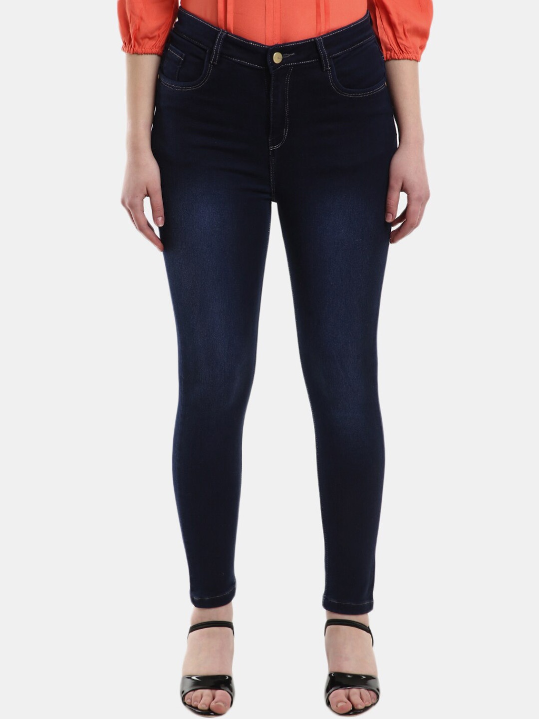 

V-Mart Women Blue Classic Light Fade Jeans