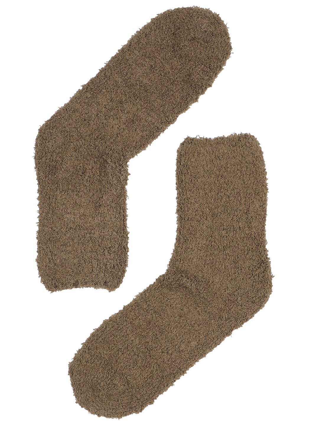 

TOFFCRAFT Men Brown Solid Above Ankle-Length Socks