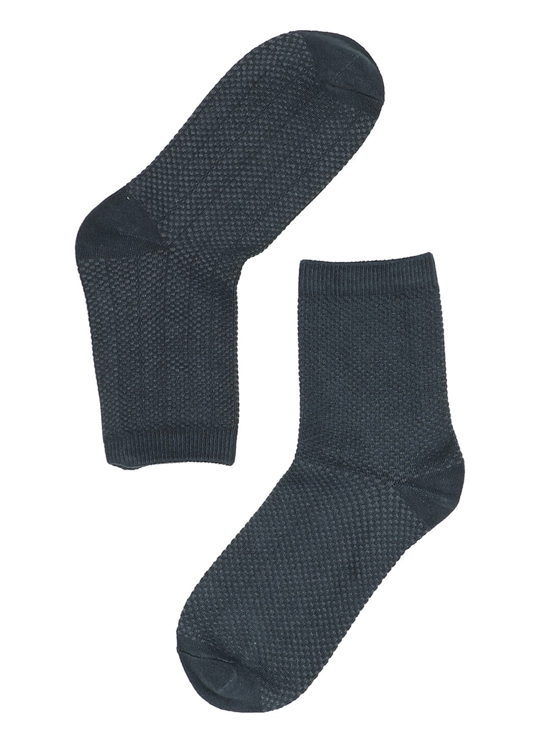 

TOFFCRAFT Men Green Solid Shoe Liner Crew Socks