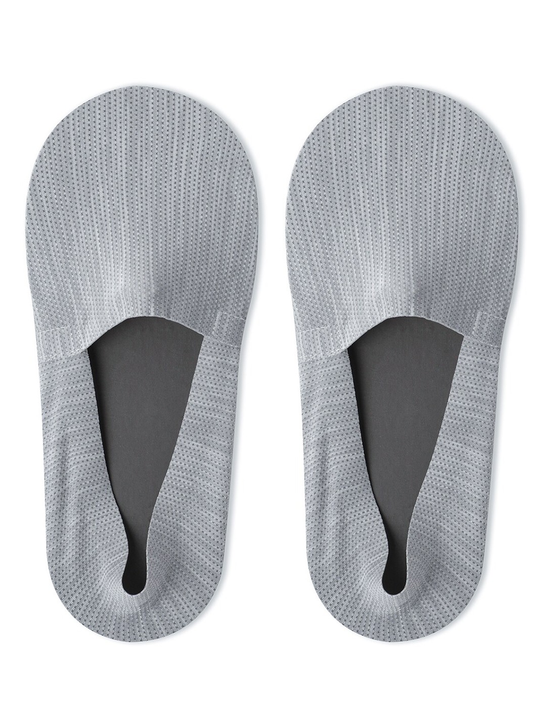 

TOFFCRAFT Men Grey Solid Shoe Liner Socks