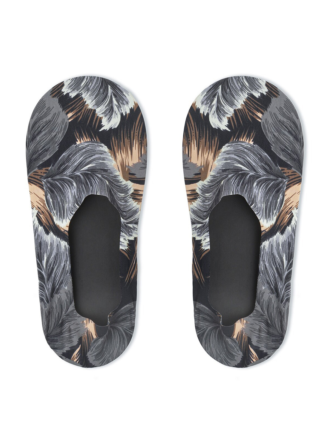 

TOFFCRAFT Men Black Printed Shoe Liners