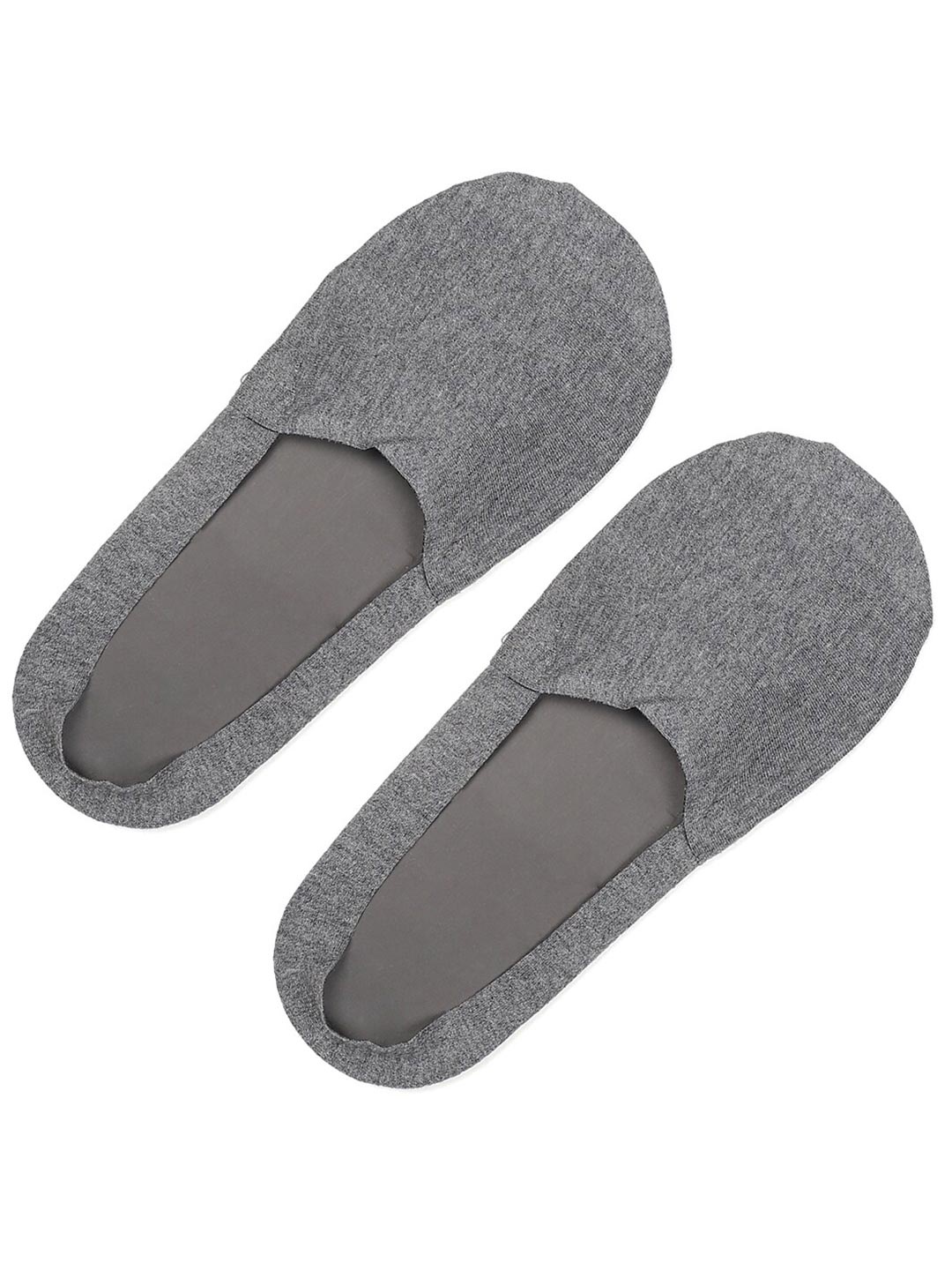 

TOFFCRAFT Men Grey Solid Shoe-Liner Socks