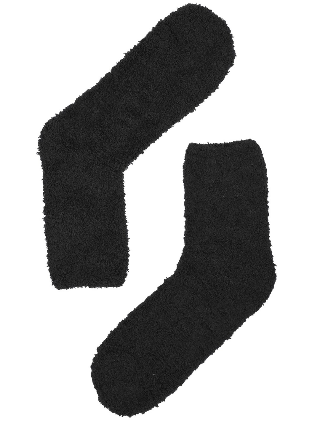 

TOFFCRAFT Men Black Solid Shoe Liner Socks