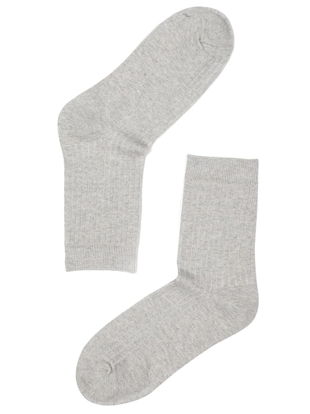 

TOFFCRAFT Men Grey Solid Above Ankle-Length Socks