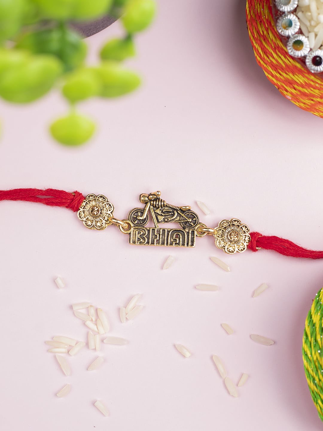 

Market99 Boys Set of 12 Rakhi, Red
