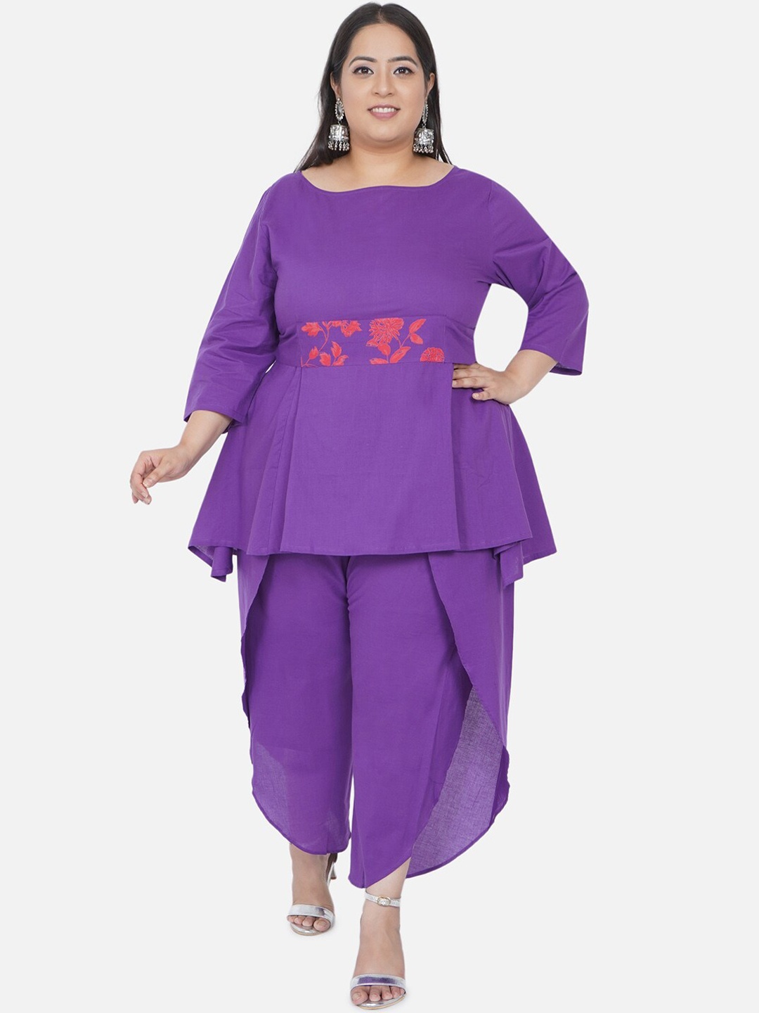

Fabnest Curve Women Purple Kurta