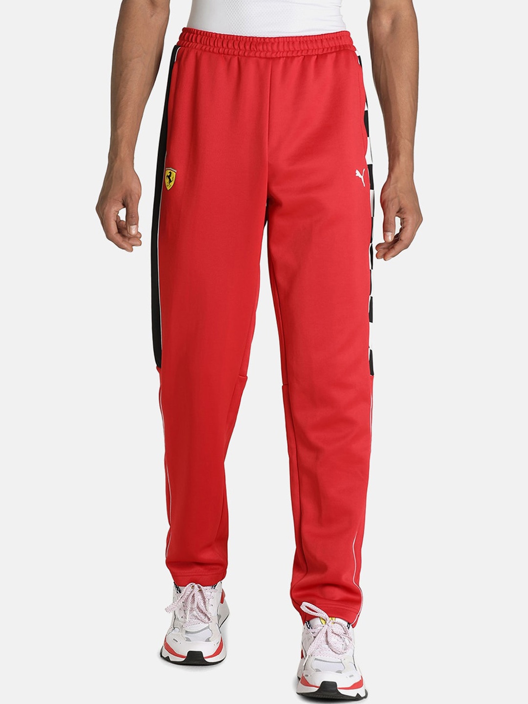 

PUMA Motorsport Men Ferrari Race M Regular Fit Motorsports Track Pants, Red
