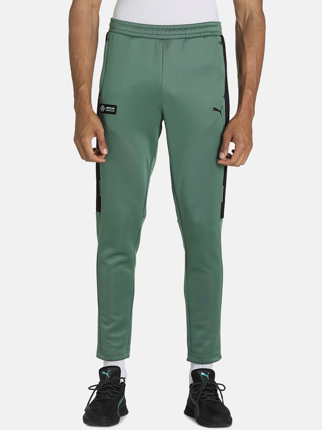 

PUMA Motorsport Men Mercedes-AMG Petronas Formula One MT7 Regular Fit Track Pants, Green