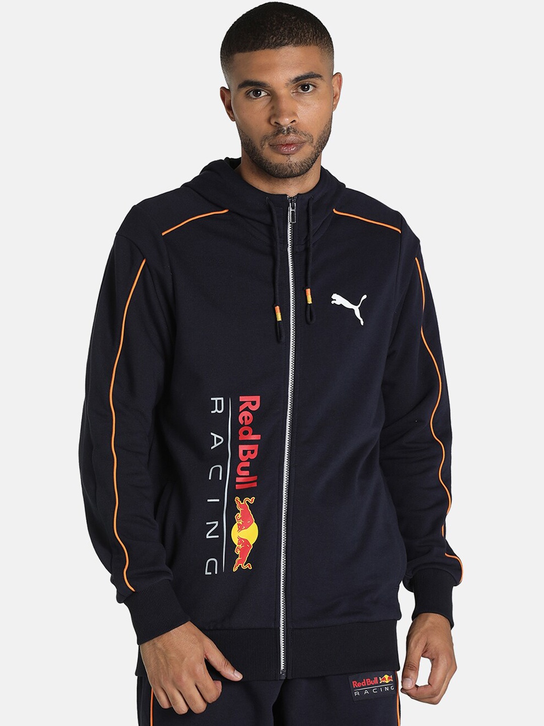 

PUMA Motorsport Men Blue & Red-Coloured Red Bull Racing MT7 Motorsport Jacket