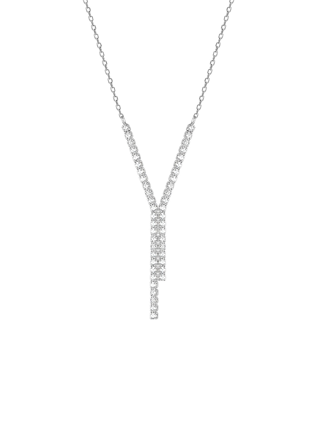 

GIVA Silver-Toned Sterling Silver Rhodium-Plated Chain
