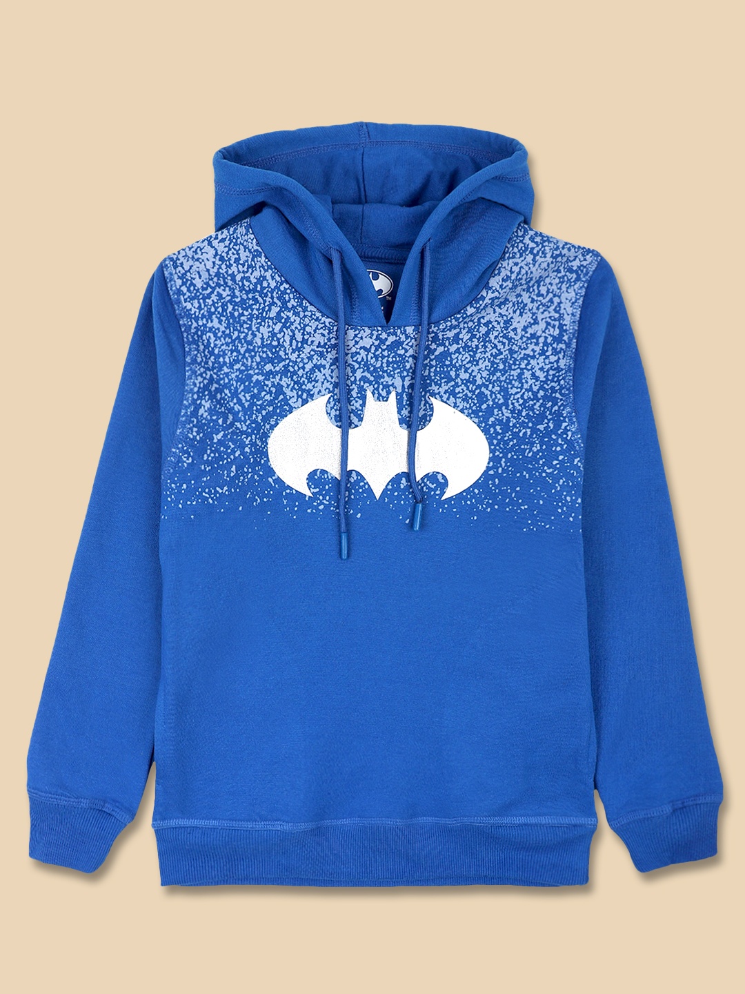 

Kids Ville Batman Printed Hoodie For Kids Boys, Blue