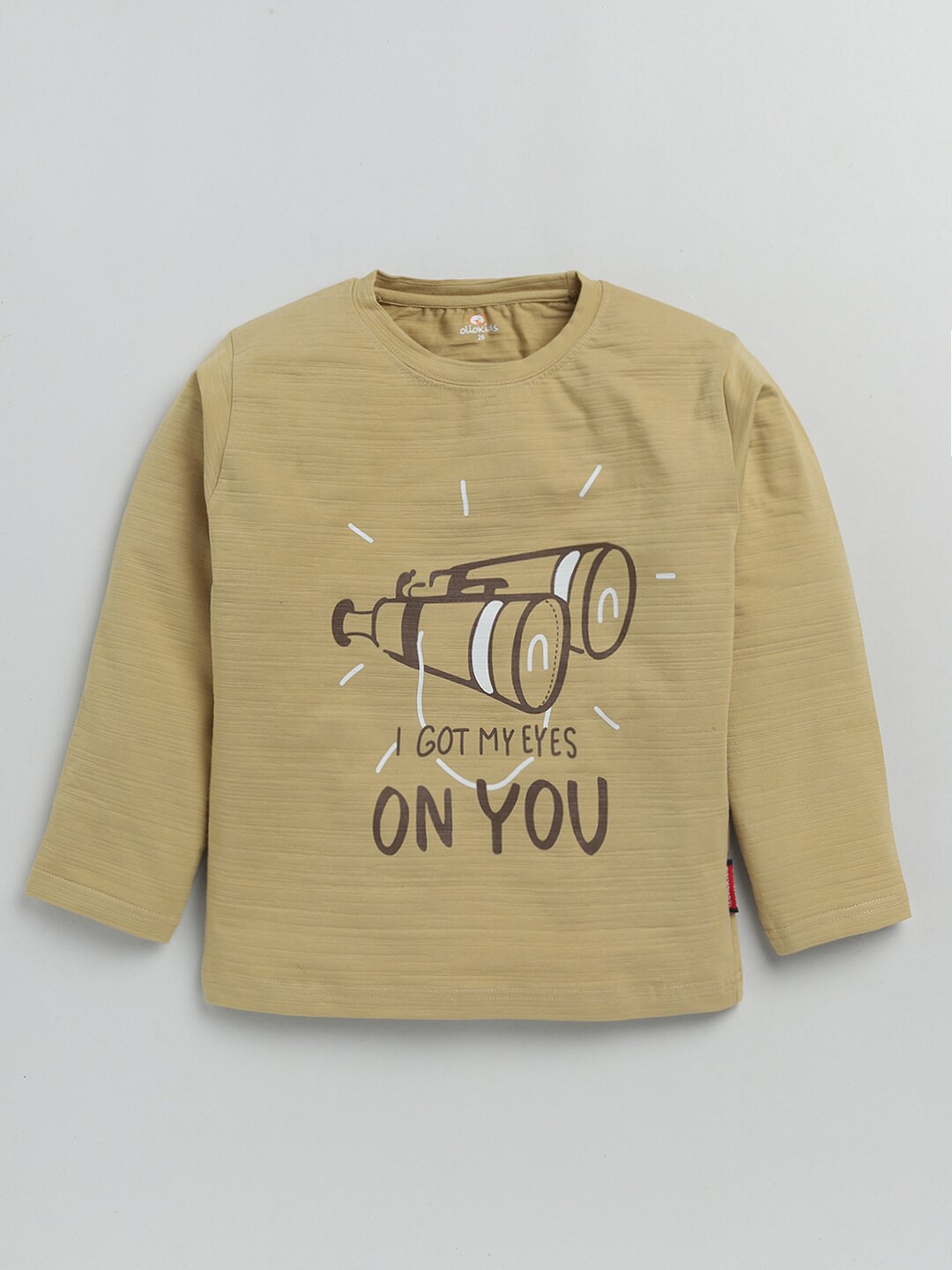 

Olio Kids Girls Khaki T-shirt