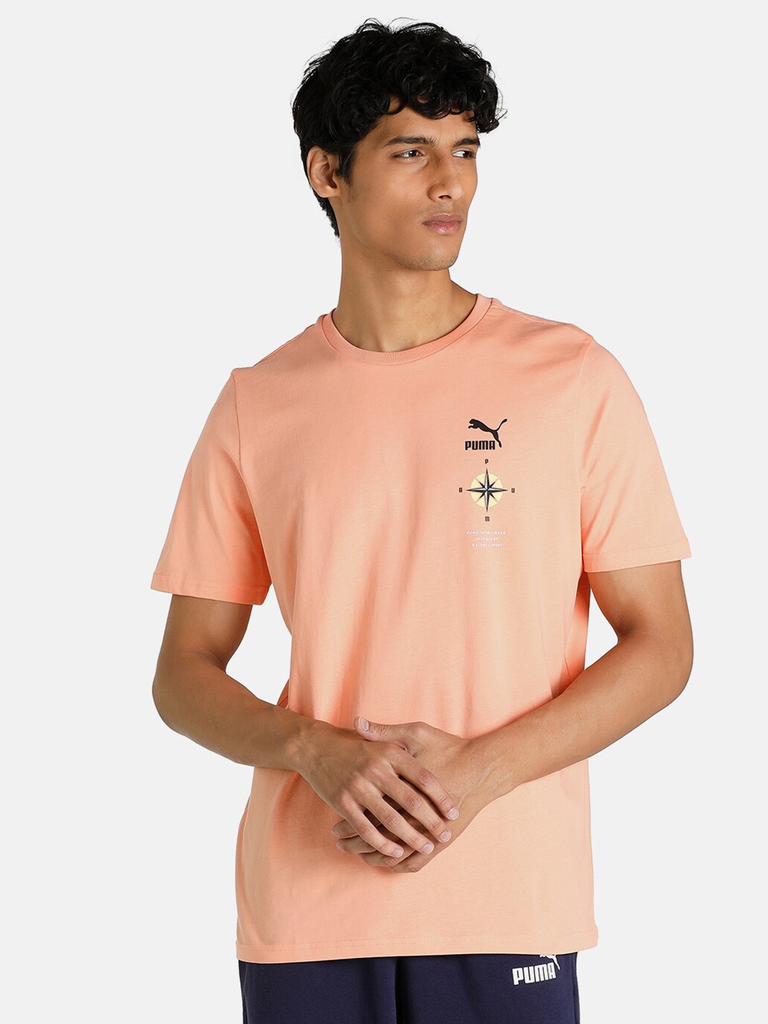 

Puma Men Nature Camp Graphic II T-shirt, Orange