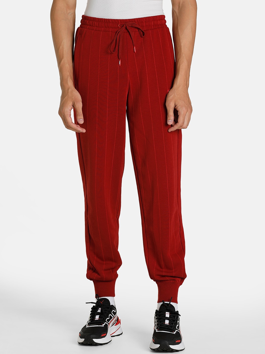 

Puma X Coca Cola Men T7 Cotton Joggers, Red