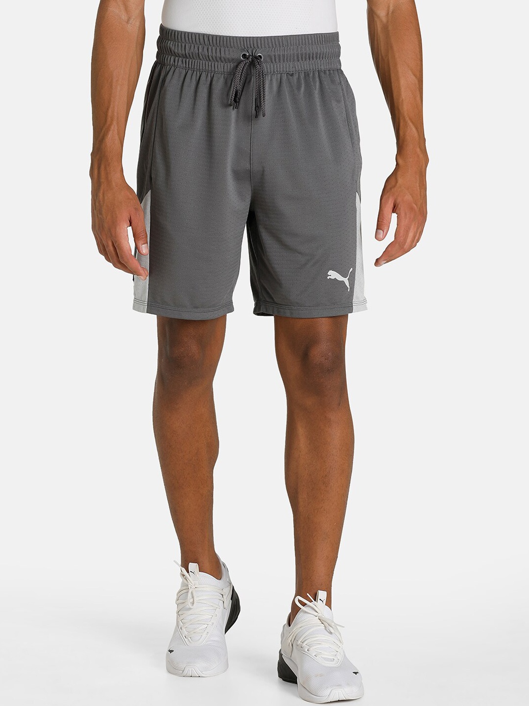 

Puma Men Grey Training or Gym Sports Short