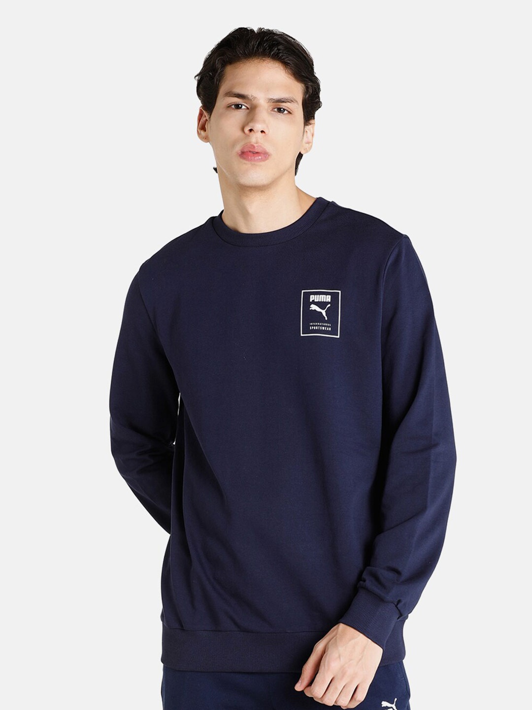 

Puma Men Navy Blue Sweatshirt
