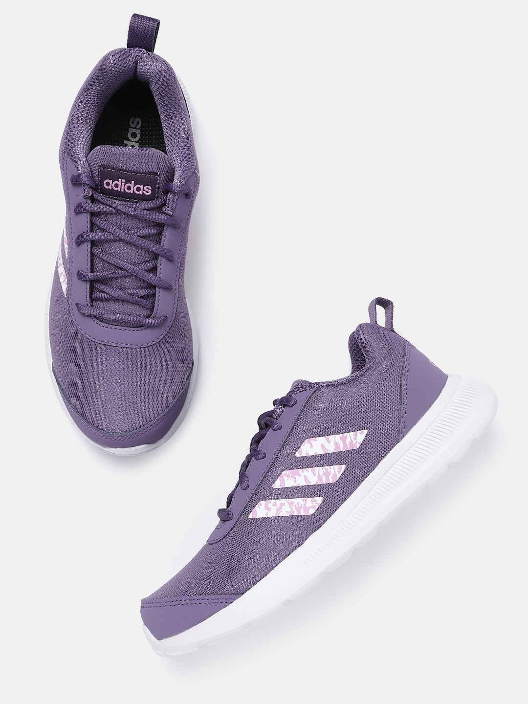 

ADIDAS Women Purple Woven Design StreetAhead Running Shoes