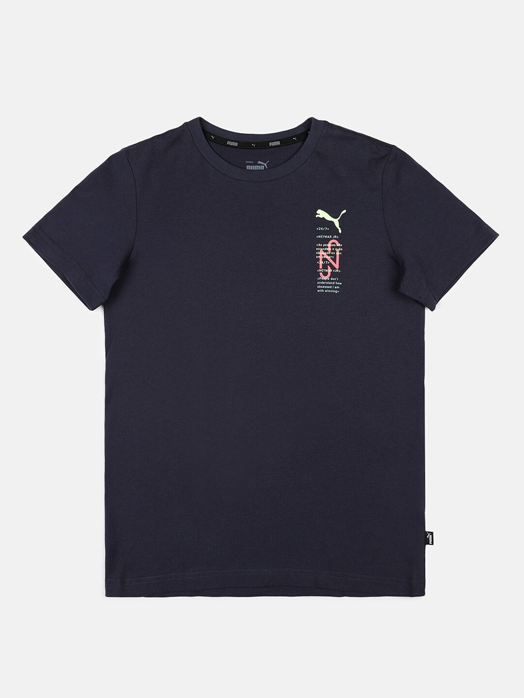 

Puma Kids Blue NEYMAR JR 24/7 Graphic Regular Fit T-shirt