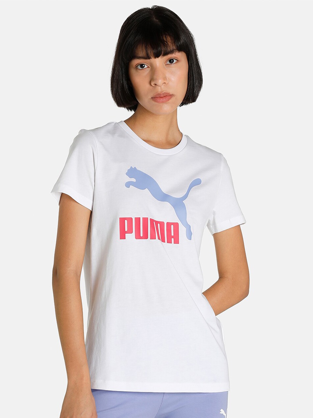 

Puma Women Classics Logo T-shirt, White