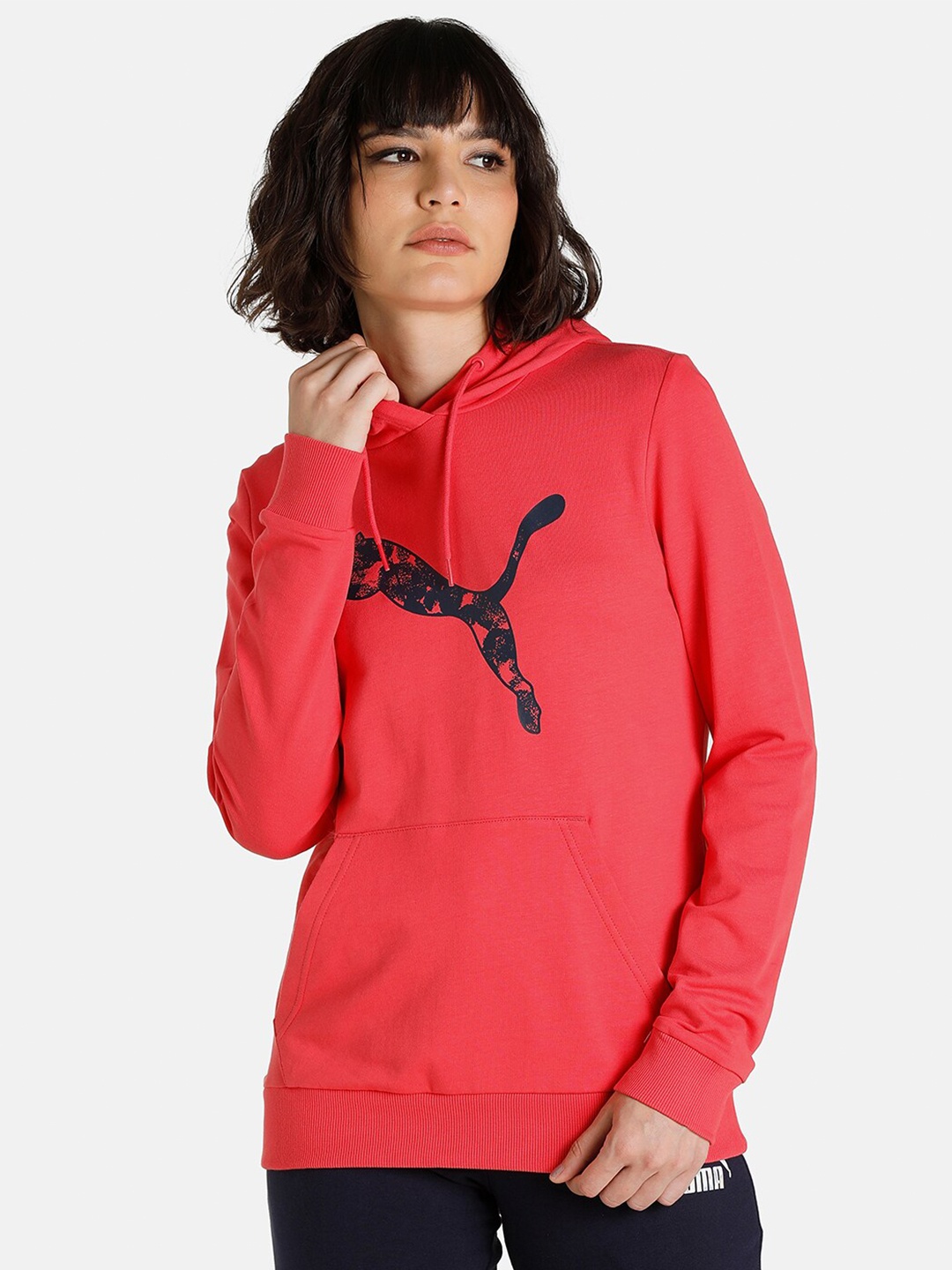 

Puma Women Pink Regular Fit Graphic Sweatshirt