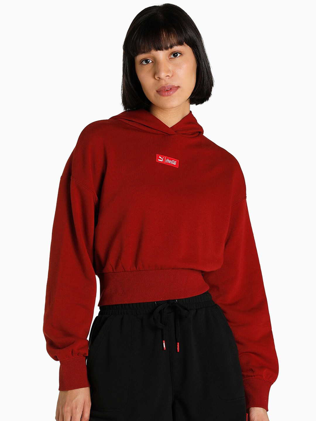 

Puma Women Red PUMA X COCA COLA Relaxed Fit Hoodie