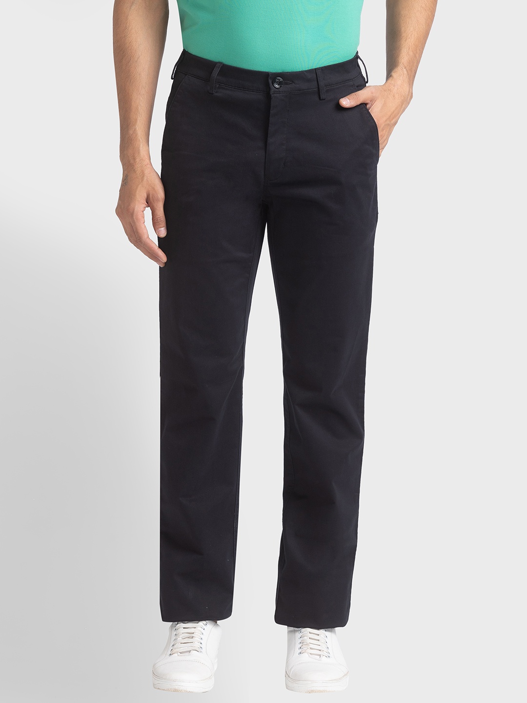 

ColorPlus Men Black Trousers