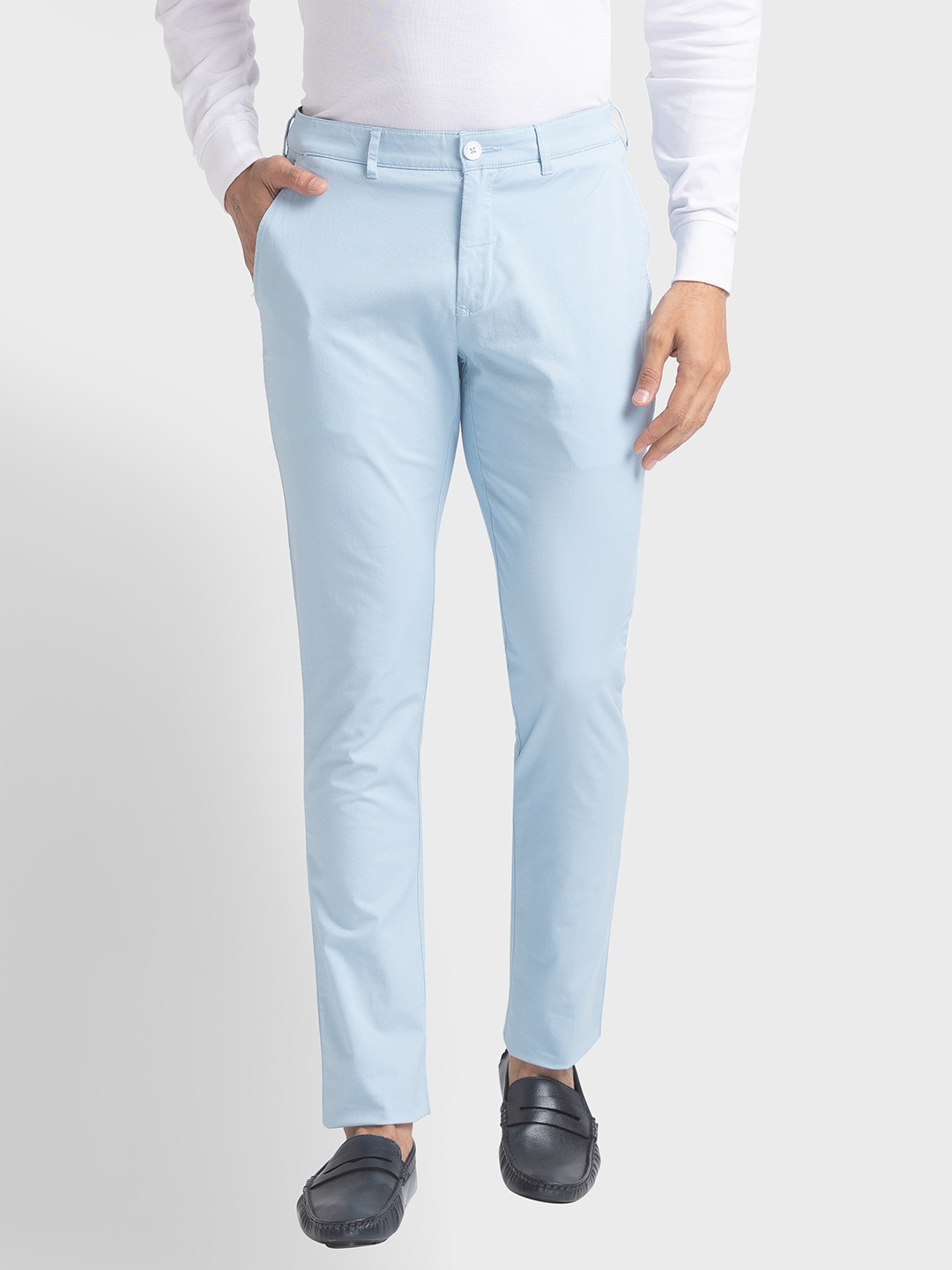 

ColorPlus Men Blue Trousers