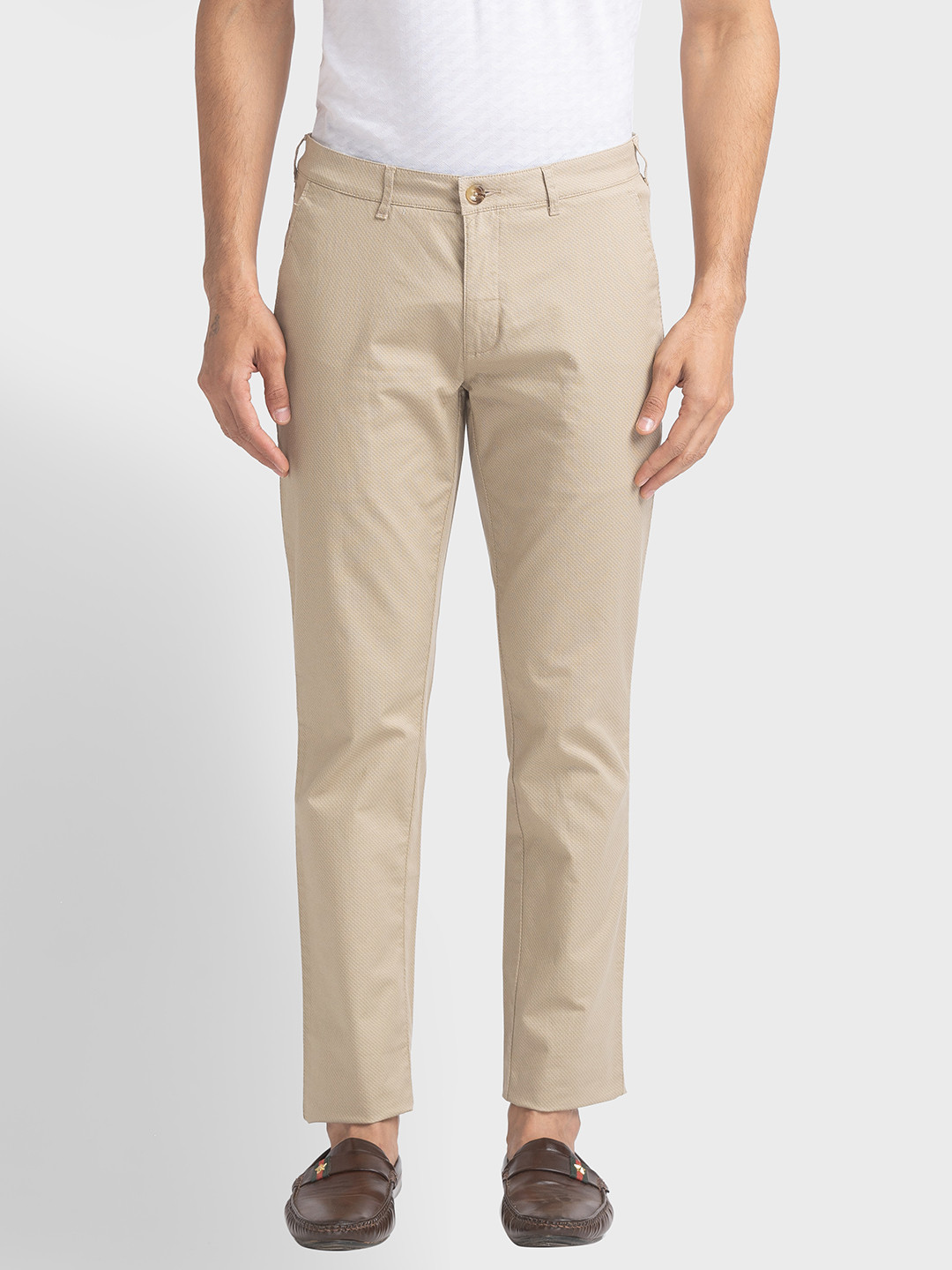 

ColorPlus Men Yellow Trousers
