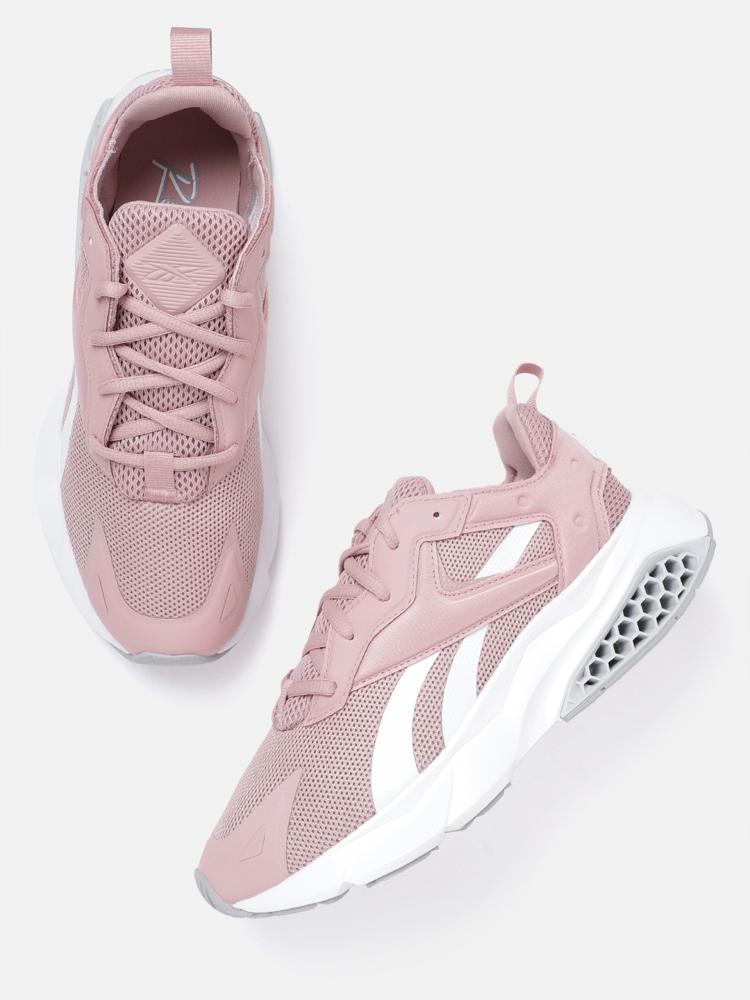 

Reebok Classic Women Woven Design Fury Legacy Sneakers, Rose