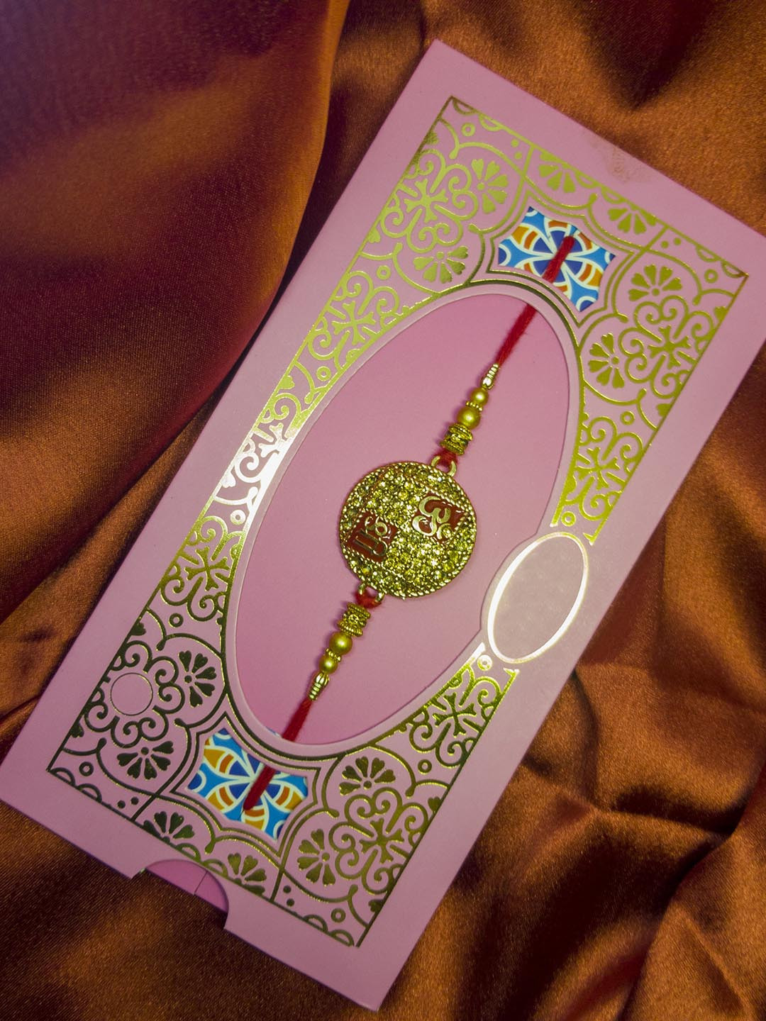 

CRAYTON Men Gold-Toned Designed Rakhi