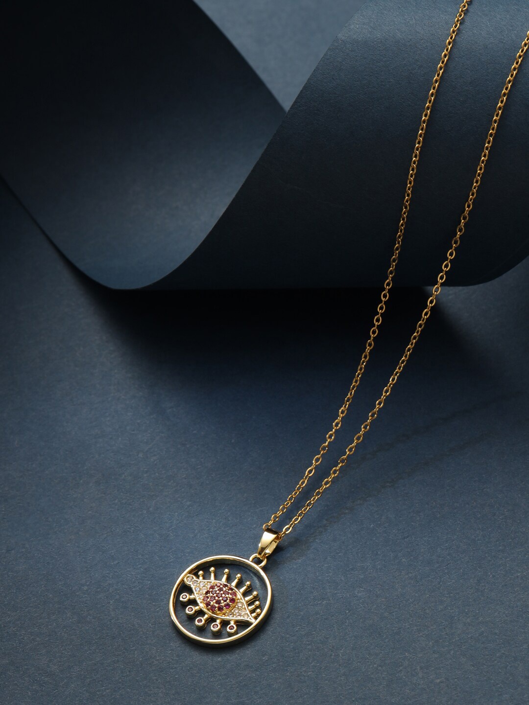 

kashwini Gold-Toned & White Gold-Plated Necklace