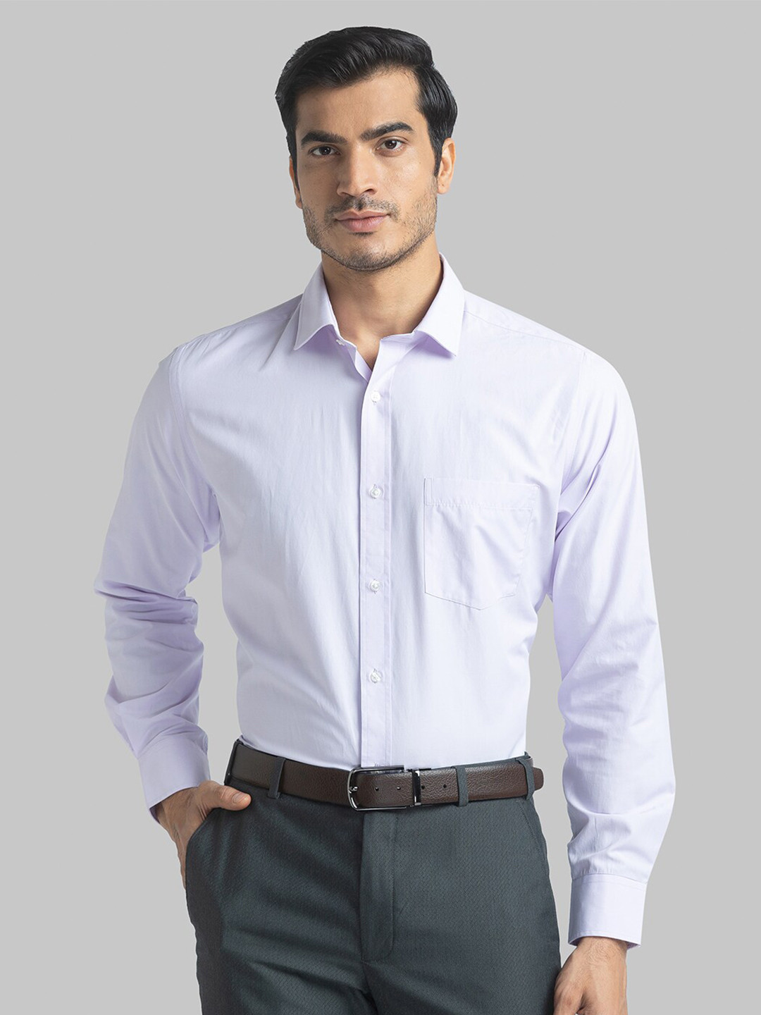 

Park Avenue Men Violet Slim Fit Formal Shirt