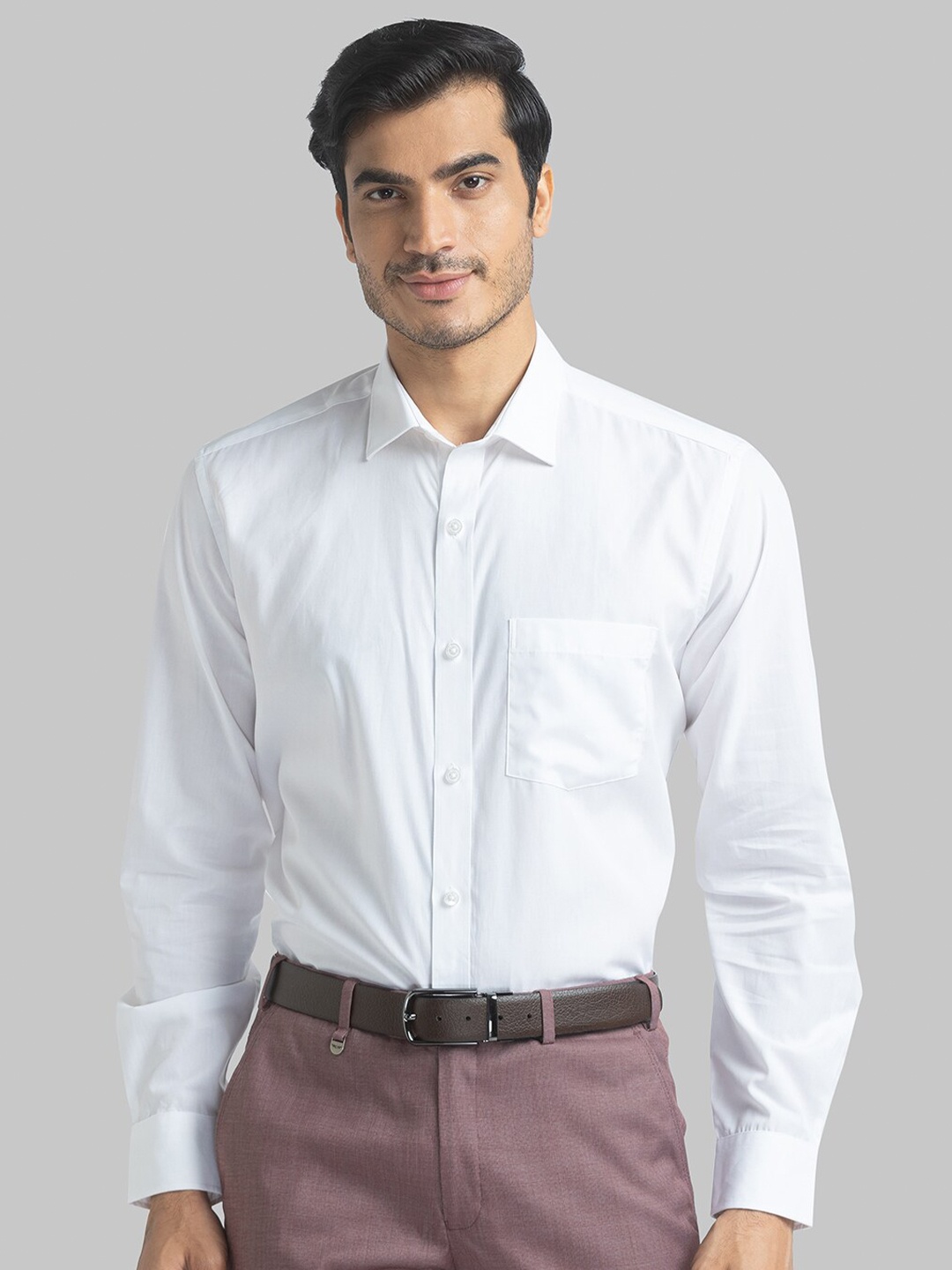 

Park Avenue Men White Formal Shirt