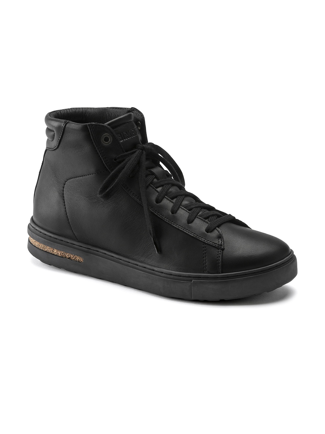 

Birkenstock Bend Mid Black Regular Width Natural Leather Sneakers