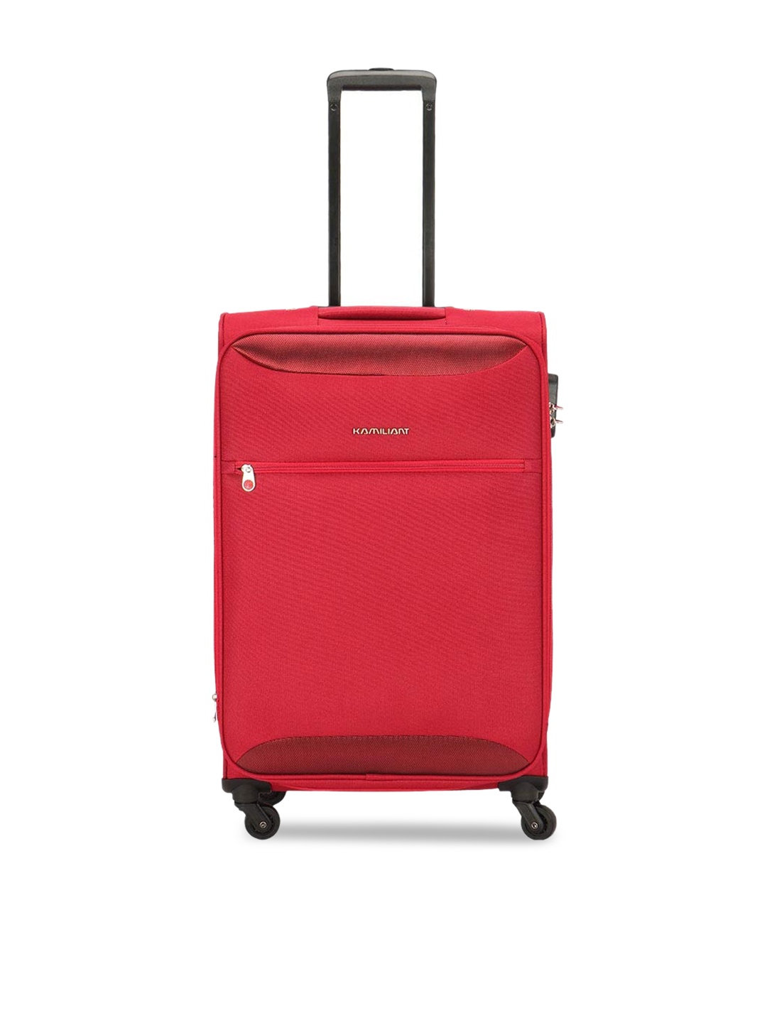 

KAMILIANT Maroon Solid Medium Trolley Bag