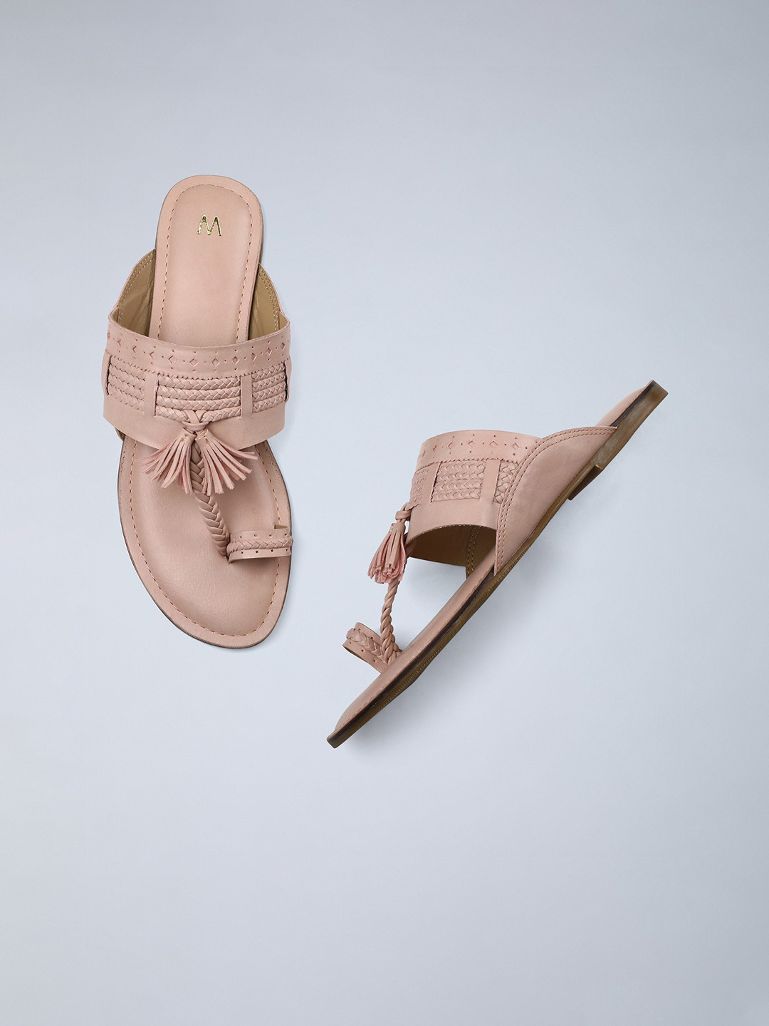 

W Women Pink Tassels Flats