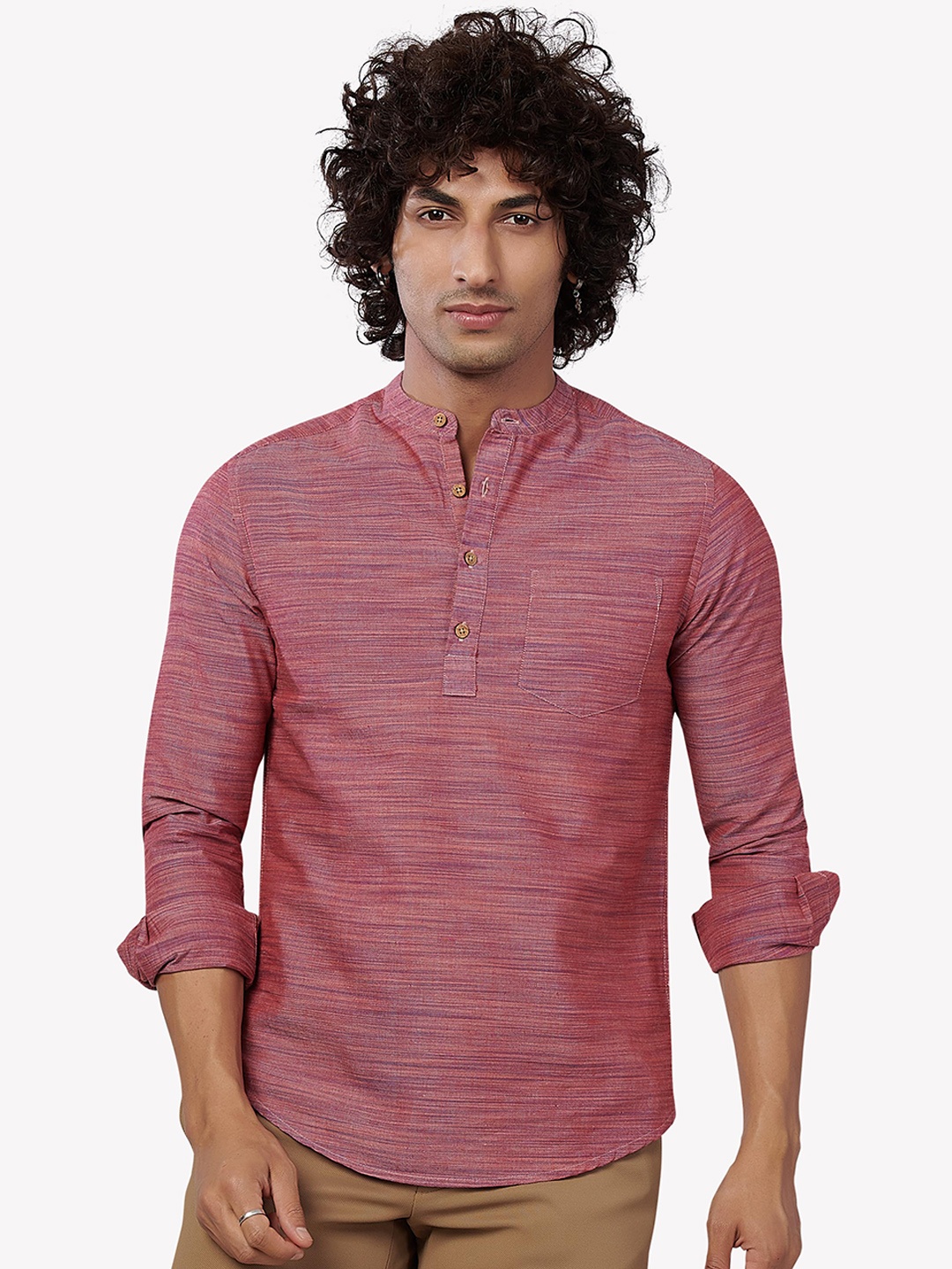 

VASTRADO Men Multicoloured Horizontal Stripes Striped Casual Shirt, Multi