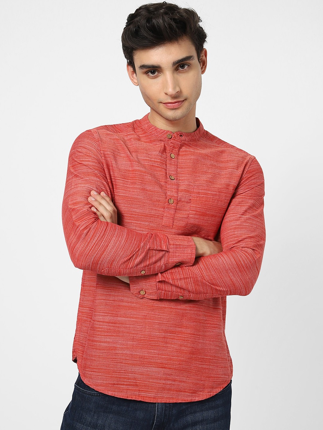 

VASTRADO Men Red Casual Shirt