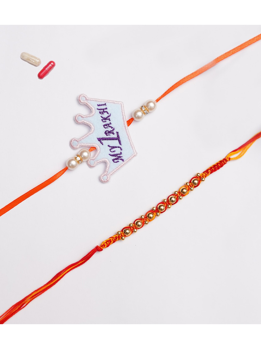 

The Magic Wand Kids Set of 2 Red Rakhi Set