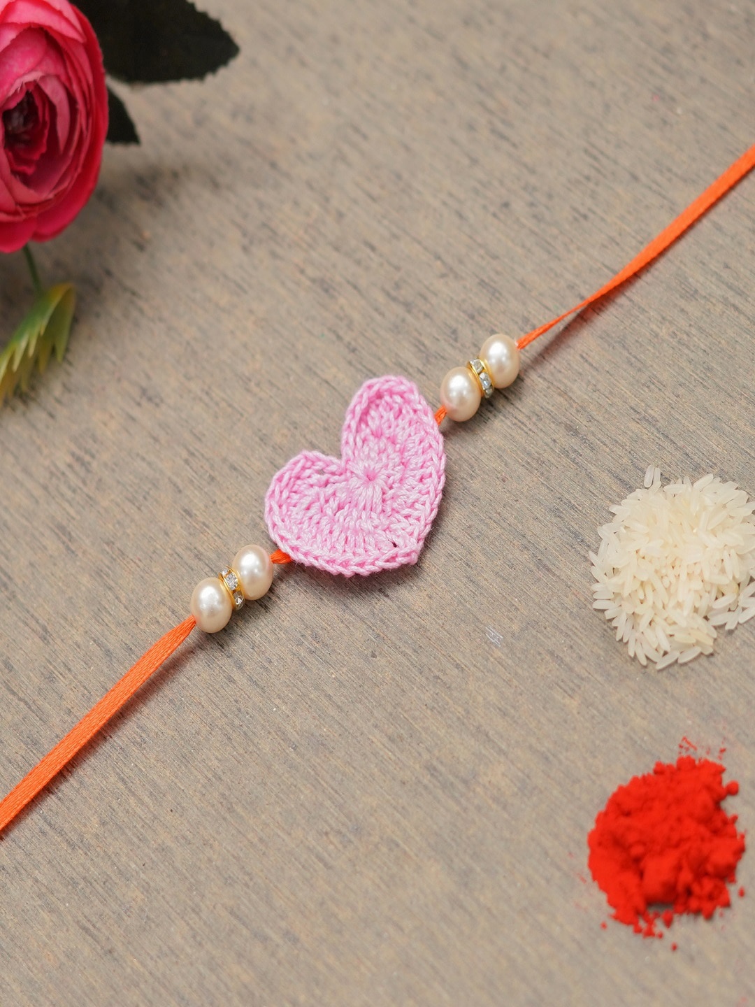 

The Magic Wand Pink Heart Rakhi