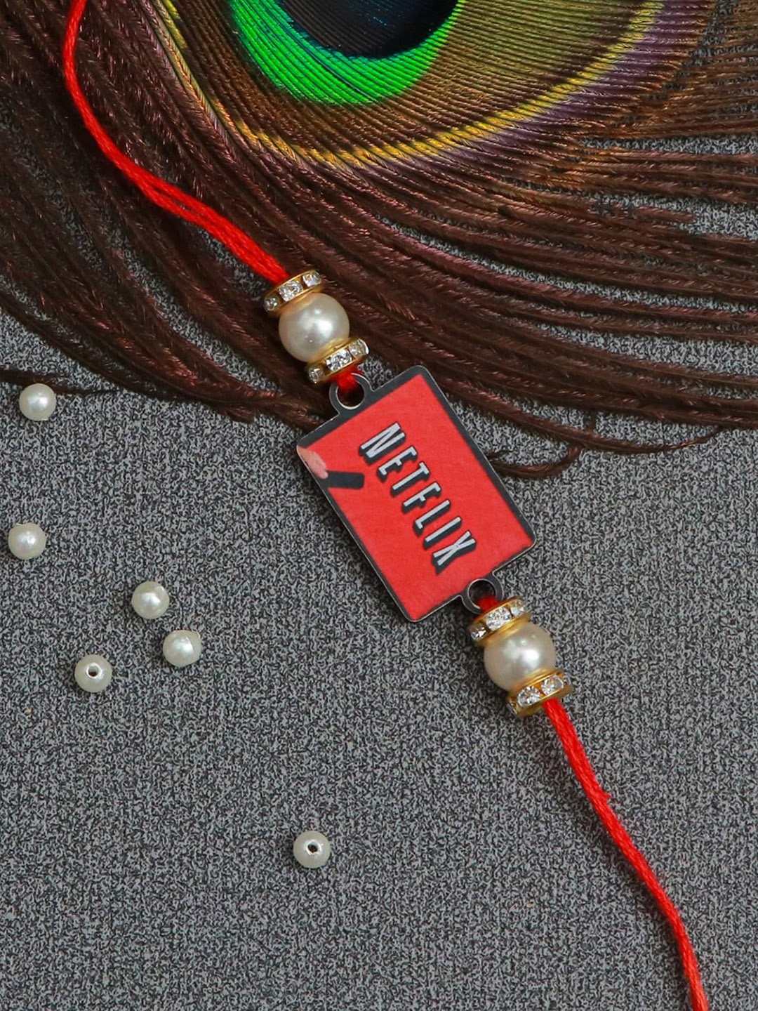 

The Magic Wand Boys Red & White Rakhi