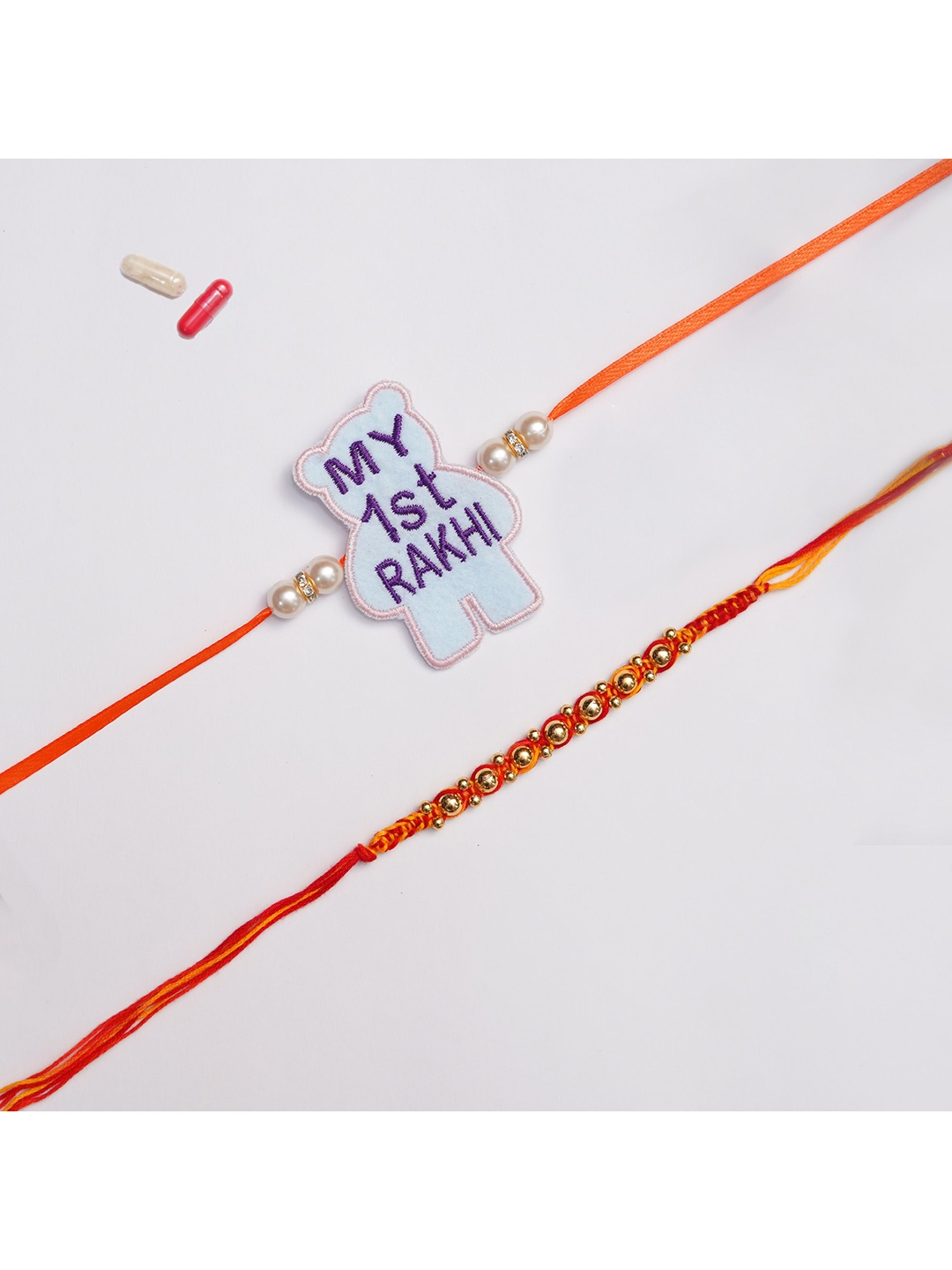 

The Magic Wand Boys Red Set Of 2 Rakhi