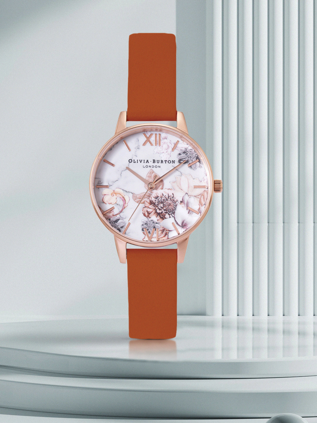 

OLIVIA BURTON LONDON Women White Printed Analogue Watch OB16CS30