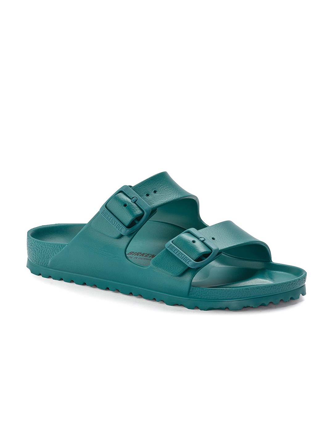 

Birkenstock Unisex Narrow Width Teal Arizona Comfort Sandals