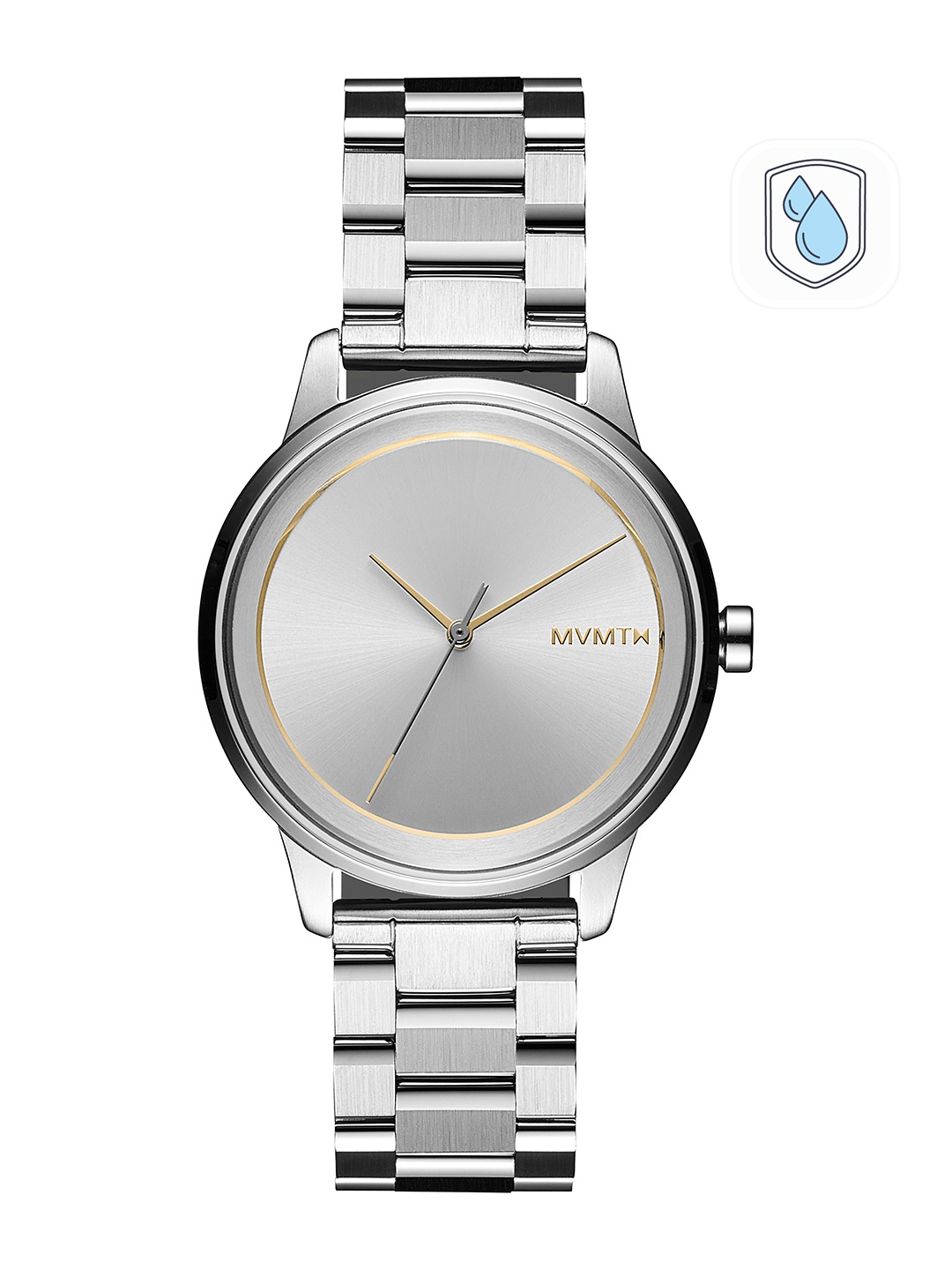 

MVMT Unisex Silver-Toned Dial & Bracelet Style Straps Profile Analogue Watch 28000186