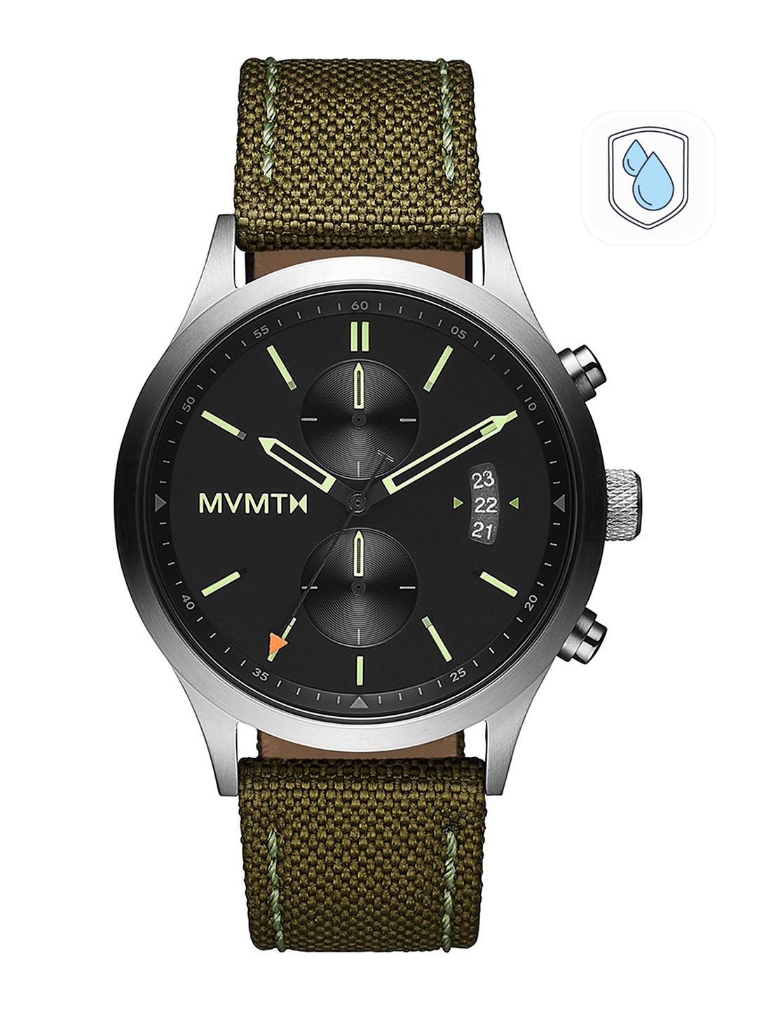 

MVMT Men Black Analogue Havoc Chronograph Watch 28000200