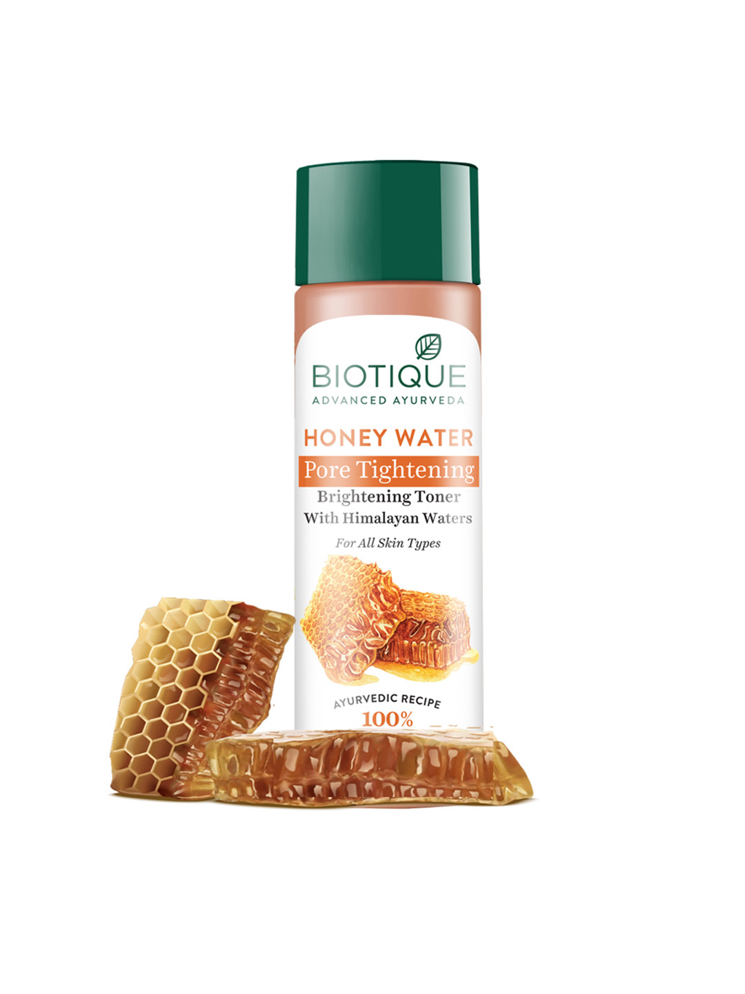 Biotique Honey Water Pore Tightening & Brightening Toner - 120ml