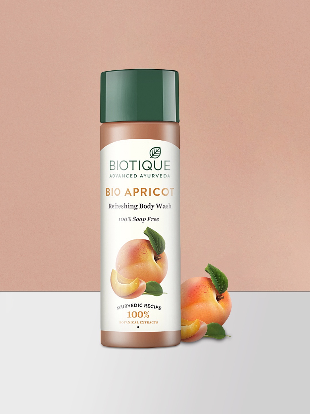 

Biotique Botanicals Unisex Bio Apricot Refreshing Sustainable Body Wash 190 ml, Peach