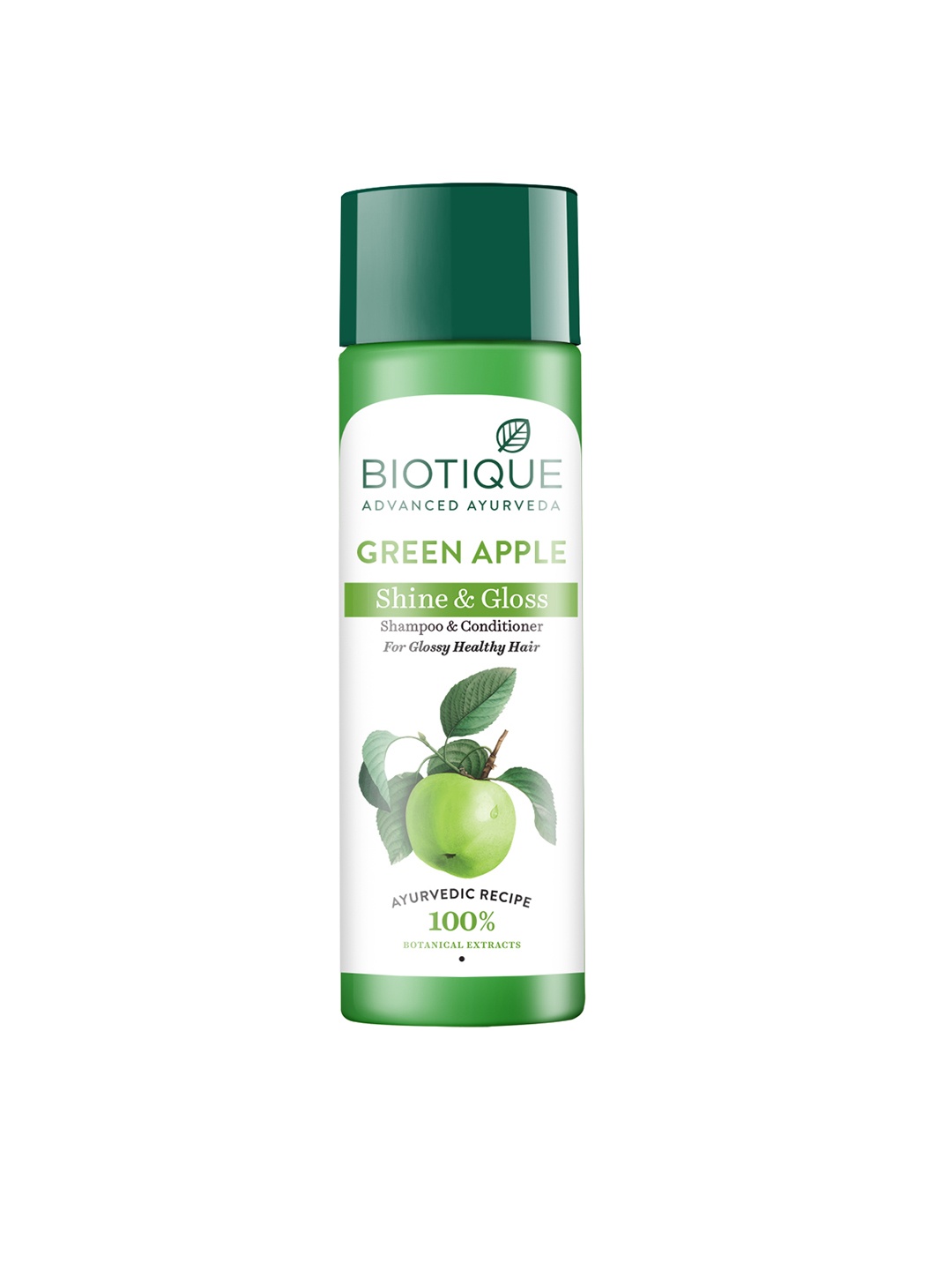 

Biotique Green Apple Shine and Gloss Shampoo & Conditioner for Oily Scalp & Hair 190 ml