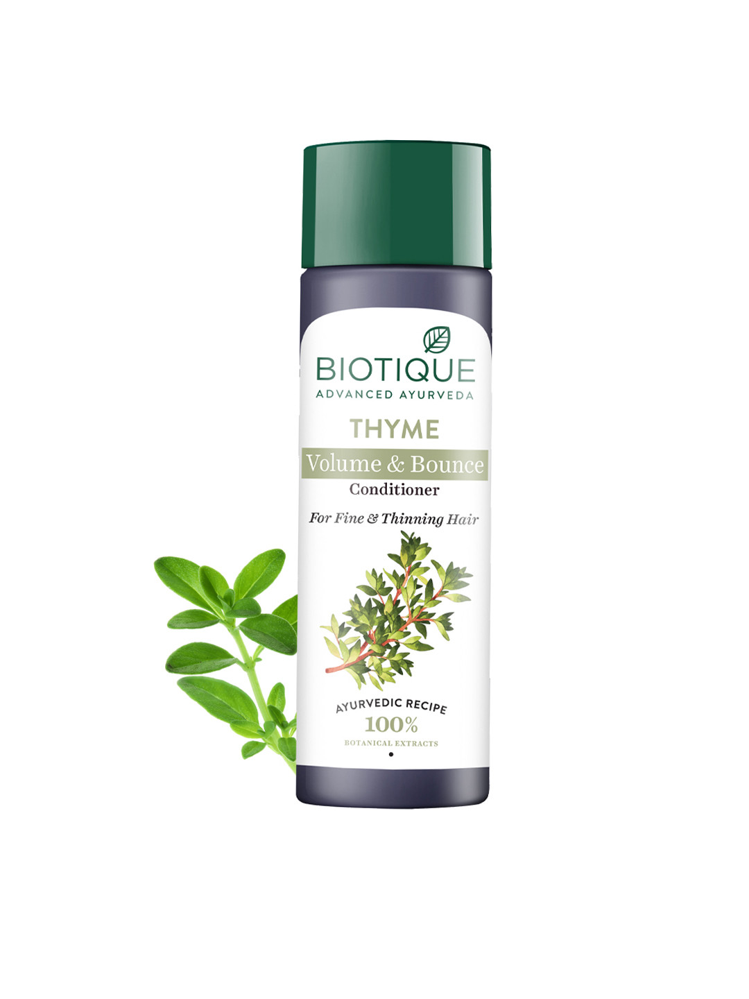 

Biotique Bio Thyme Fresh Sparkle Volume Sustainable Conditioner For Fine & Thinning Hair 200 ml, White
